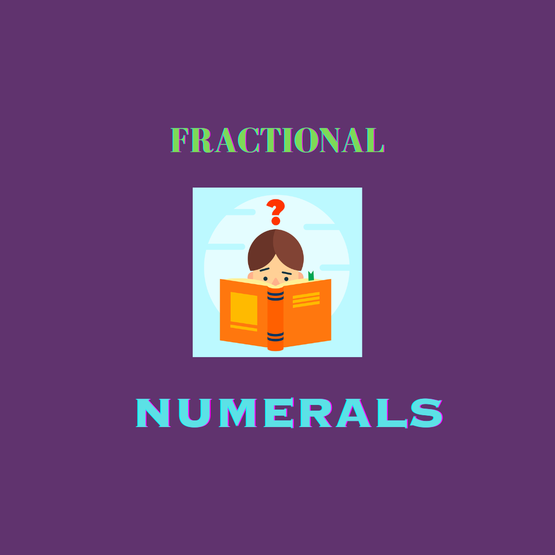 English Fractional Numerals