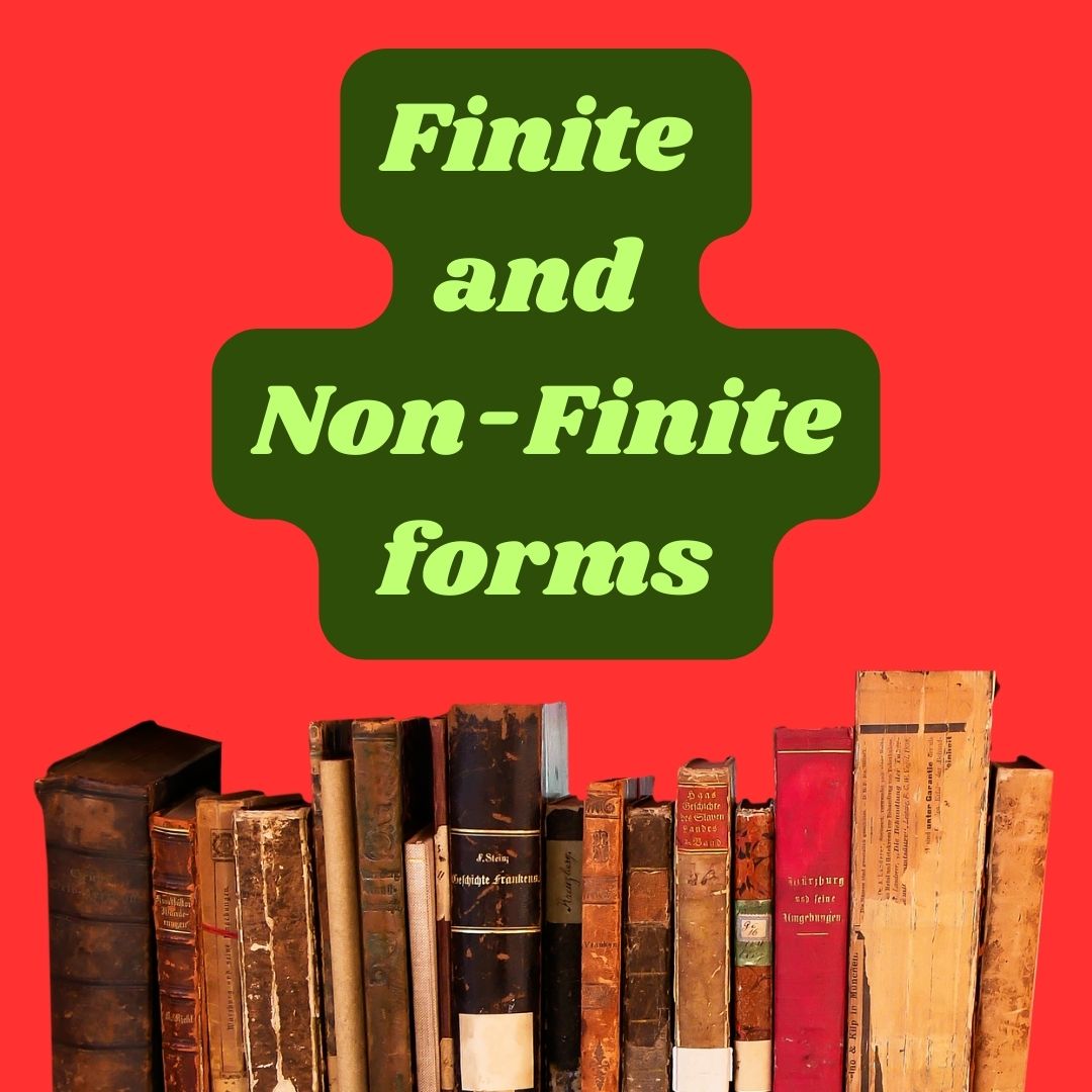 Finite and non- finite forms of the Verbs