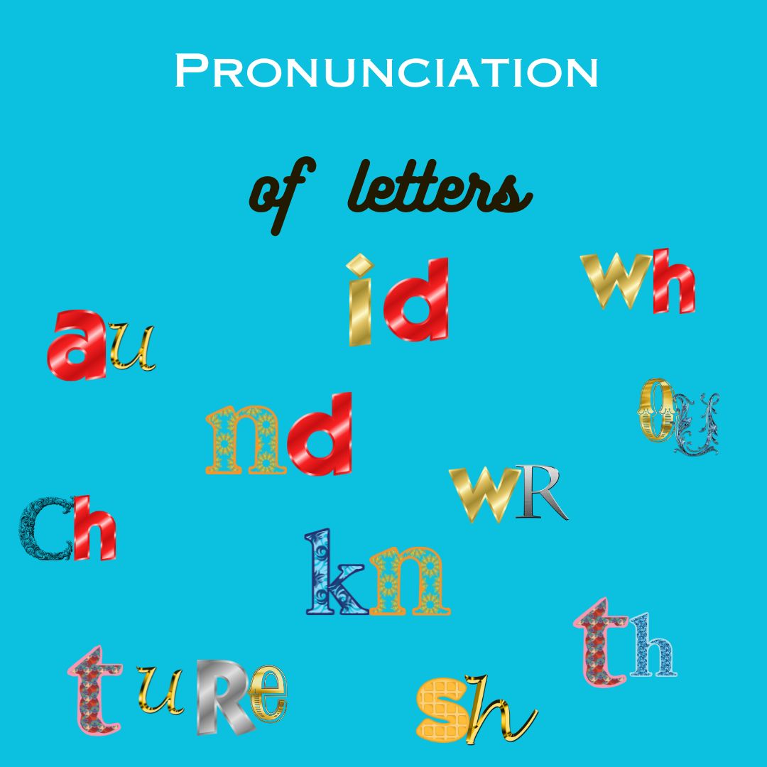 Pronunciation of letter groups (letter combinations)- au, ou, ld, nd, kn, ture, gh, ch, sh, th, wh, wr in English