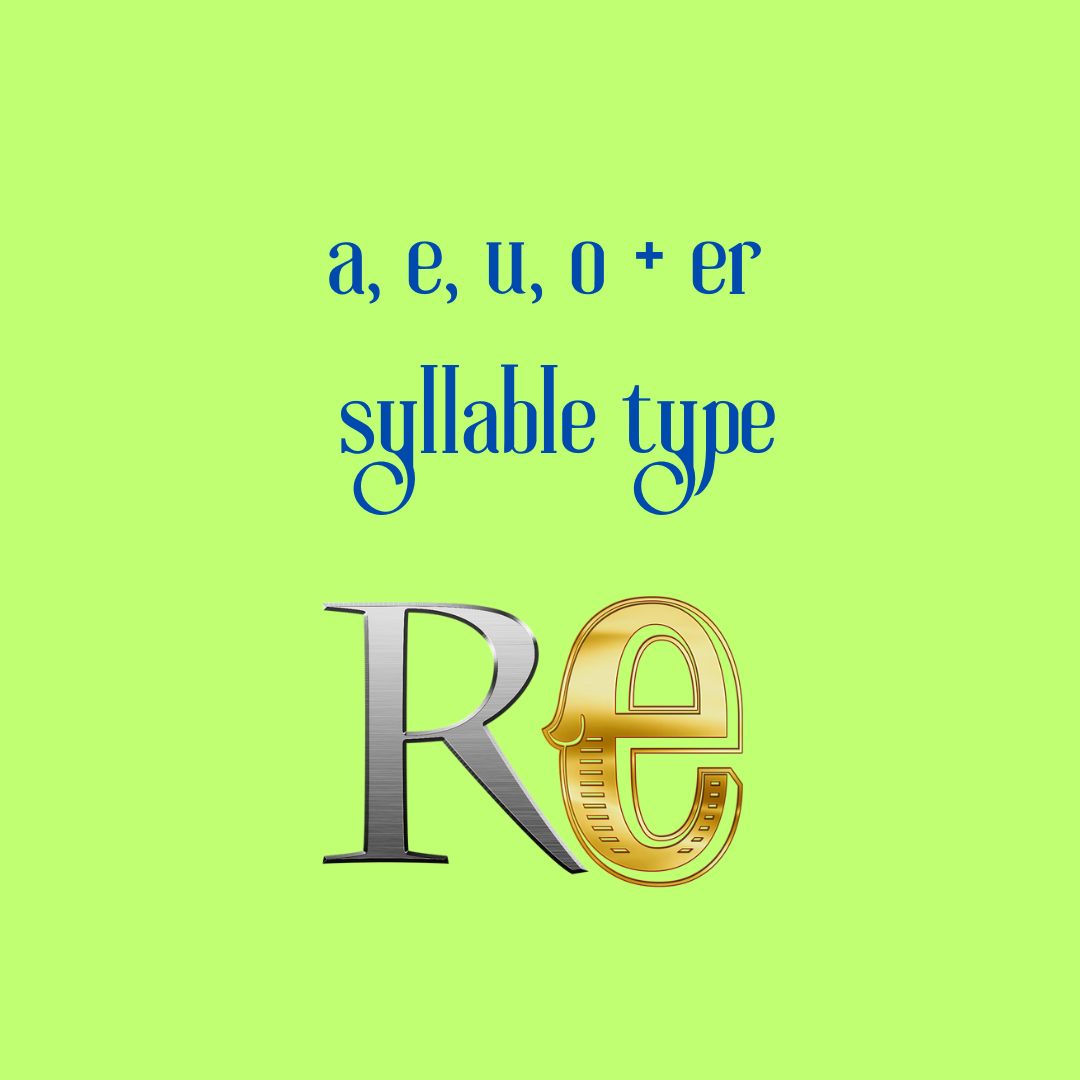 Table 2-Pronunciation of Vowels a, e, u, o + re in syllable type