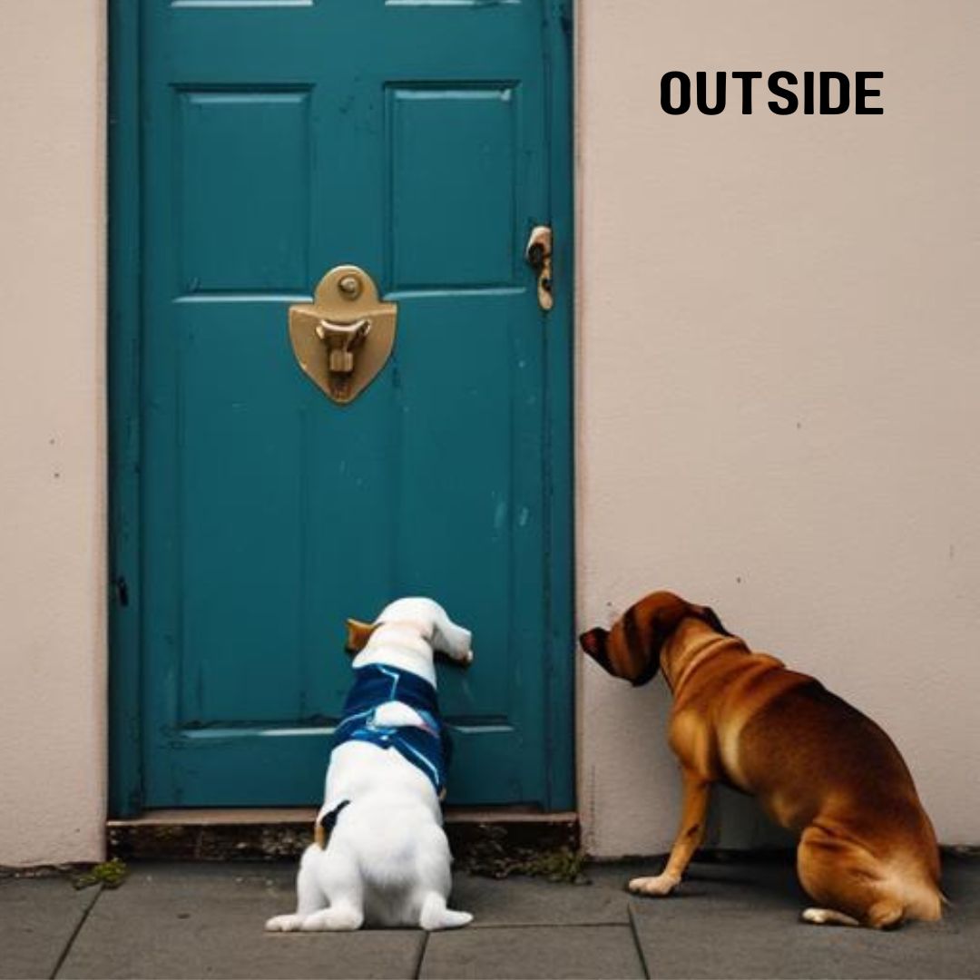 Preposition - "Outside"