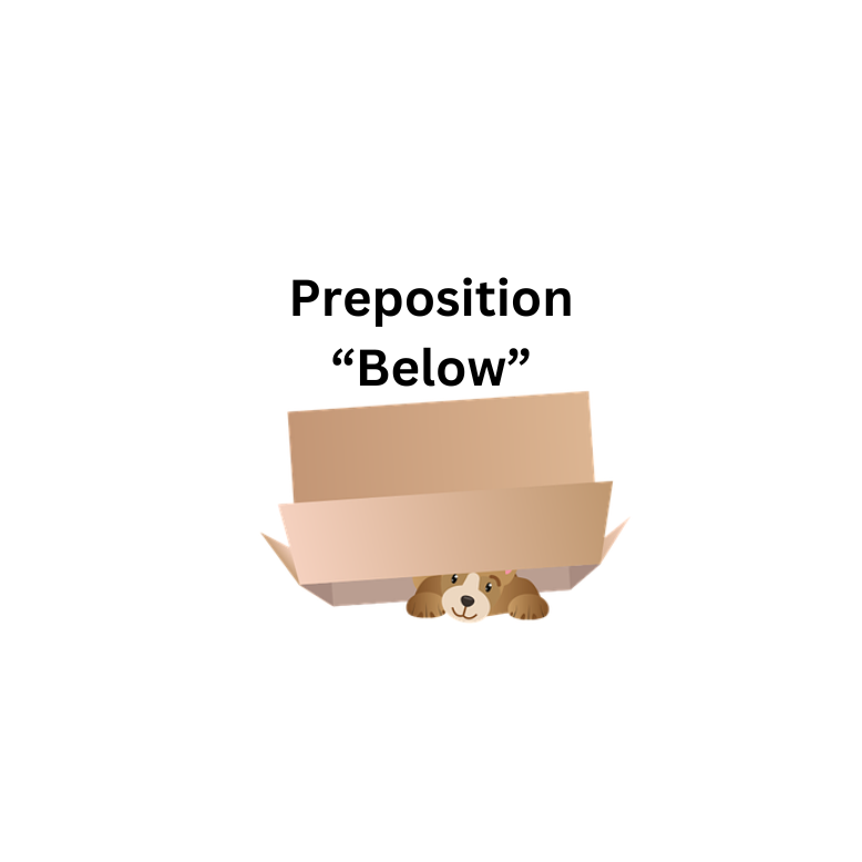 Preposition - "Below"