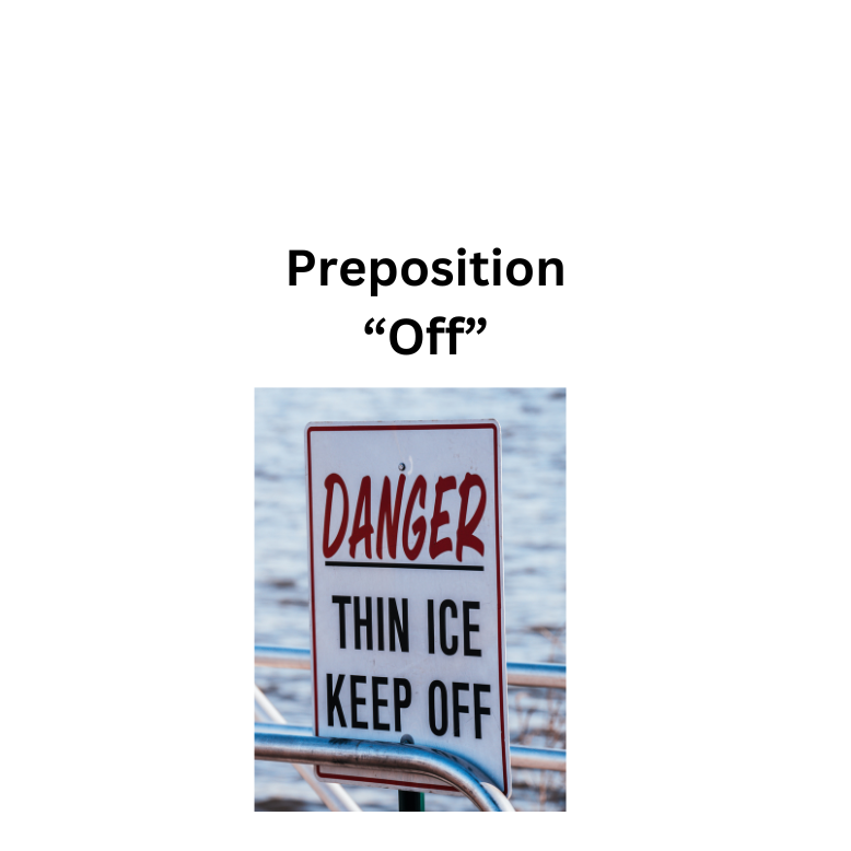 Preposition - "Off"